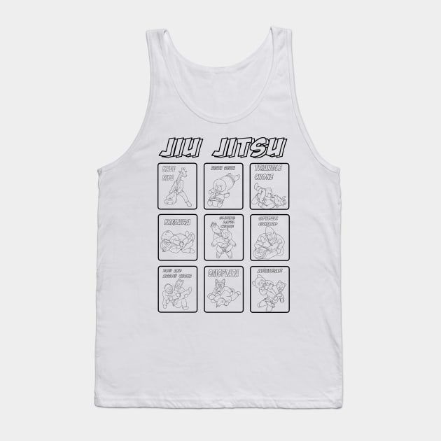 BJJ Kids T- Shirt Tank Top by eokakoart